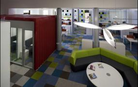 软件公司办公室室内装修设计图片