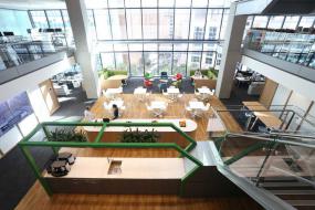 工业公司办公室室内装修效果图大全