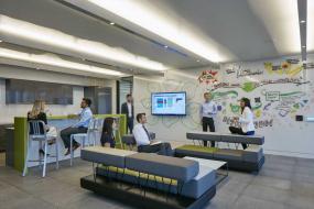 工业公司办公室最新室内装修设计图大全