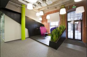 电子科技公司办公室设计室内装修实景图片