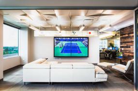 机械公司办公室设计室内装饰效果图