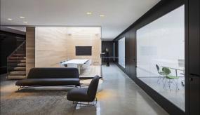 机械公司办公室室内外装修效果图