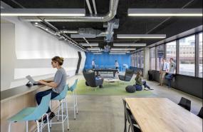 工业公司办公室最新室内装修设计效果图图片