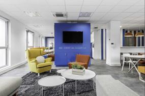 机械公司办公室室内装饰装修设计效果图