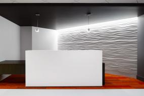 公司前台背景墙装修效果图赏析