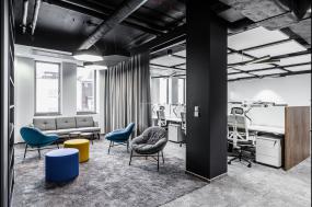 电子科技公司办公室室内装饰设计效果图片