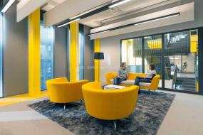 机械公司办公室室内外装修效果图大全