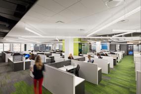 最新生物科技公司办公室室内装修与设计效果图片