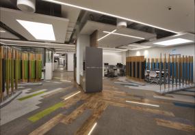 高端生物科技公司办公室装修效果图