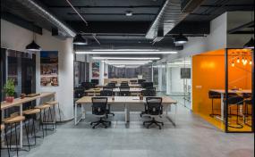 生物科技公司办公室装修实景图片大全