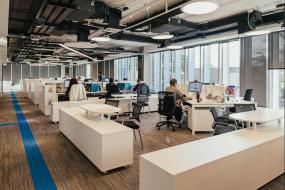 工业公司办公室设计室内效果图片