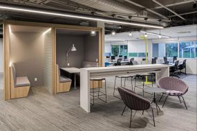 生物科技公司办公室装修方案效果图