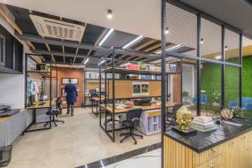 高档工业公司办公室装修效果图