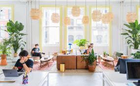 生物科技公司办公室最新室内装饰设计效果图片大全