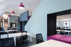 生物科技公司办公室设计室内装饰图片