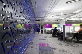 培训教育公司办公室室内装饰装修设计效果图