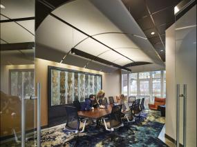 培训教育公司办公室室内装饰设计效果图图片