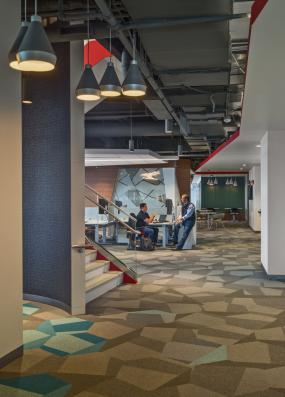 培训教育公司办公室设计室内装修效果图