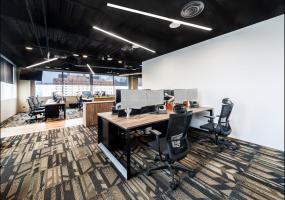 最新培训教育公司办公室室内装饰设计效果图片