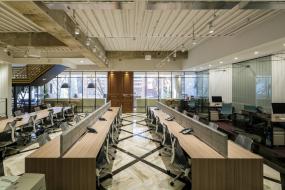 生物科技公司办公室装饰设计效果图