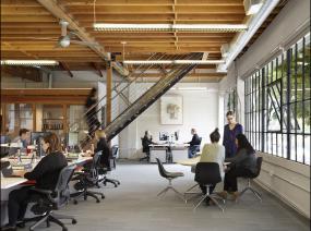 生物科技公司办公室设计室内装饰效果图