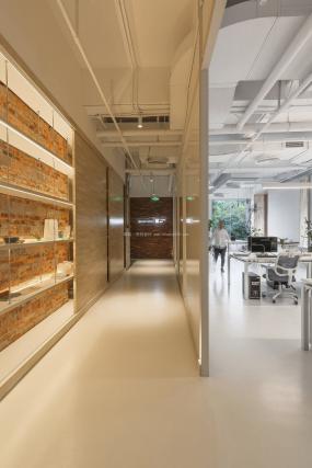 生物科技公司办公室室内装饰设计效果图2018图片