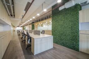 生物科技公司办公室设计室内装修效果图片