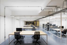 培训教育公司办公室装饰设计室内效果图