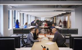 生物科技公司办公室室内装饰装修设计效果图大全