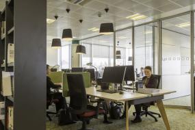 培训教育公司办公室设计室内装修效果图片