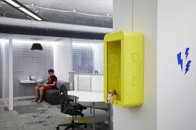 培训教育公司办公室室内装饰设计效果图片大全