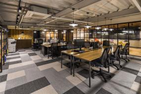 专业培训教育公司办公室室内装修整体效果图大全