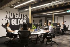 专业生物科技公司办公室装修设计图片