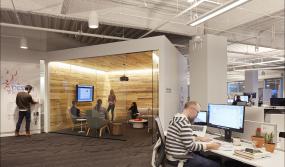 培训教育公司办公室最新室内装修设计效果图图片