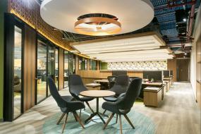 广告公司办公室室内装饰装修设计效果图