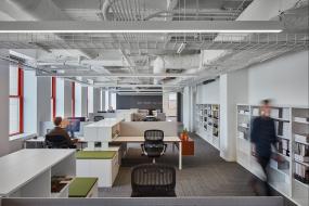 互联网公司办公室装修实物图片