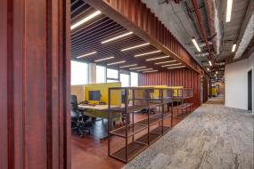 广告公司办公室室内外装修效果图