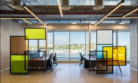 互联网公司办公室装潢设计效果图片