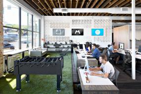 互联网公司办公室设计装饰效果图