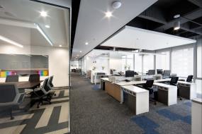 金融公司办公室室内装饰装修设计效果图