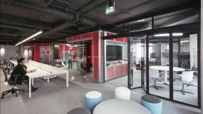 金融公司办公室最新室内装修实景图