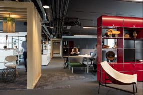 金融公司办公室装潢设计效果图片