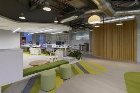 金融公司办公室室内设计装修效果图2018图片