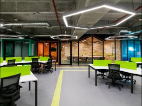 金融公司办公室装饰室内效果图