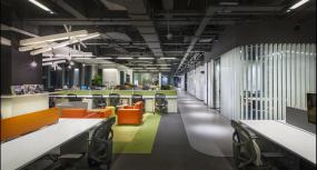 电影公司办公室装修方案效果图