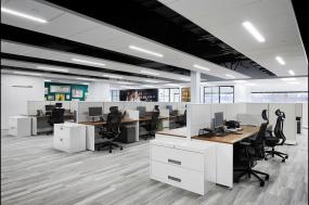 金融公司办公室室内装饰设计效果图片