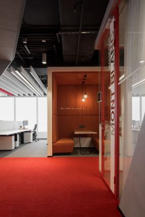 电影公司办公室室内装修实景图