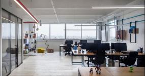 电影公司办公室最新室内装修设计效果图图片