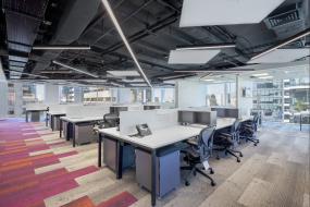 金融公司办公室装潢效果图片