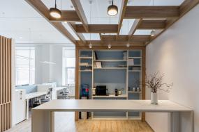 金融公司办公室最新室内装饰设计效果图片